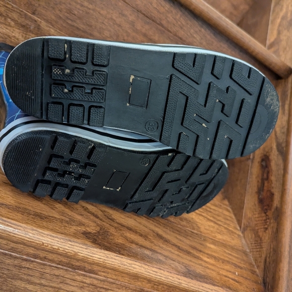 Star Wars Blue and Yellow Rain & Snow Boots Eu Sz33 US 2-2.5 - Picture 7 of 14